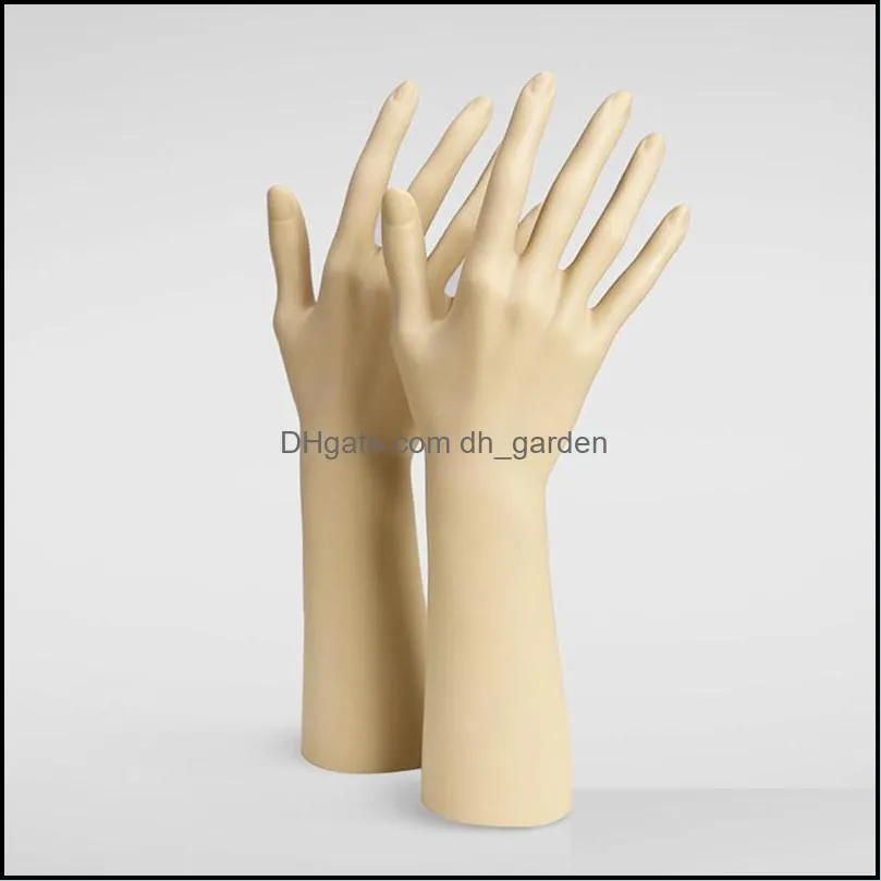 Jewelry Pouches Bags Multi Function Finger Ring Display Po Props Mannequin Hand Bangle Arm Shop Retail Good Three-dimensional Effe