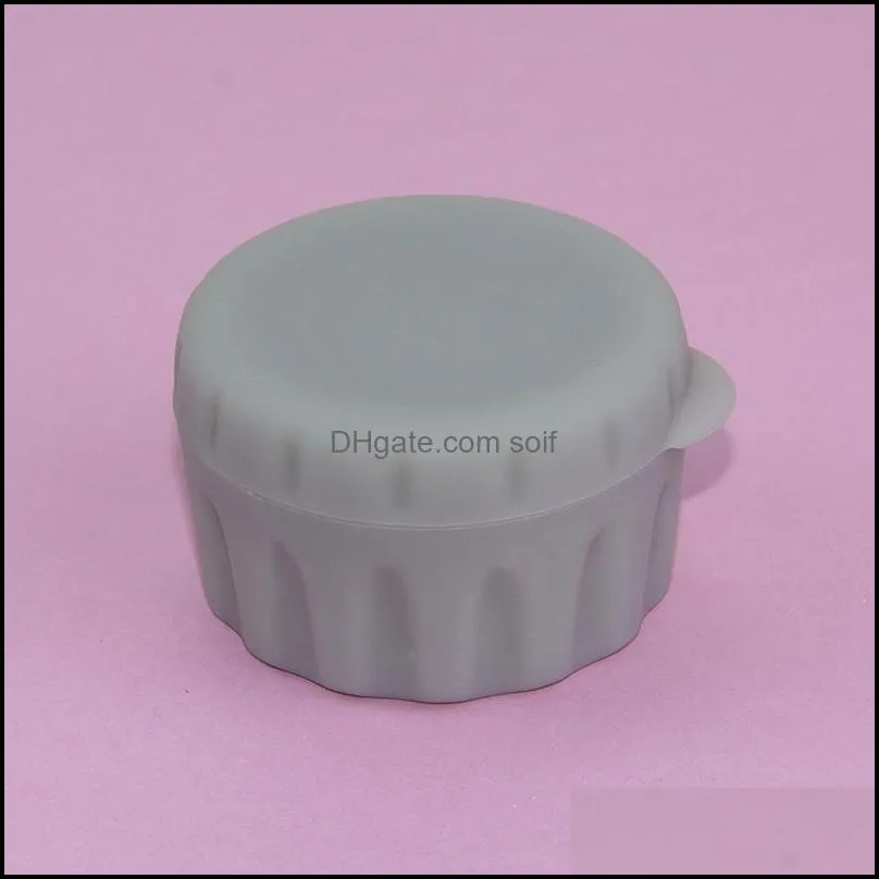 20ML Creativity Storage Box 6 Colors Portable Leak-proof Packaging Box Nonstick Wax Containers Silicone Box 15 G2