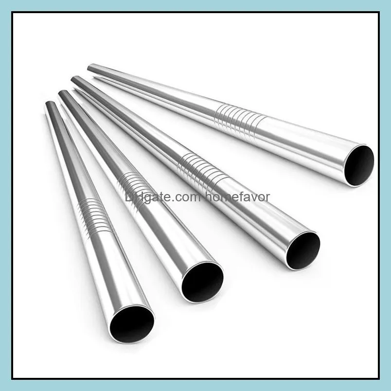 304 stainless steel drinking straws 8.5