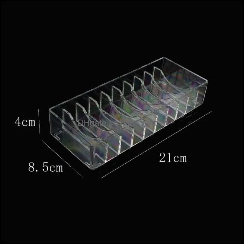 jewelry pouches bags acrylic cosmetic storage box display stand transparent makeup organizer desktop collection case holder brit22