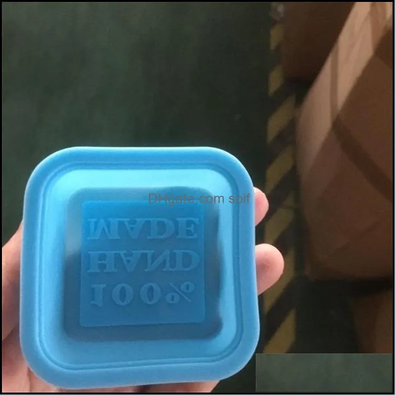 100% Handmade Molds Diy Square Mould Manual Baking Tools Cubes Silicone Soap Mold Fondants  Candle Making 0 65xg C2