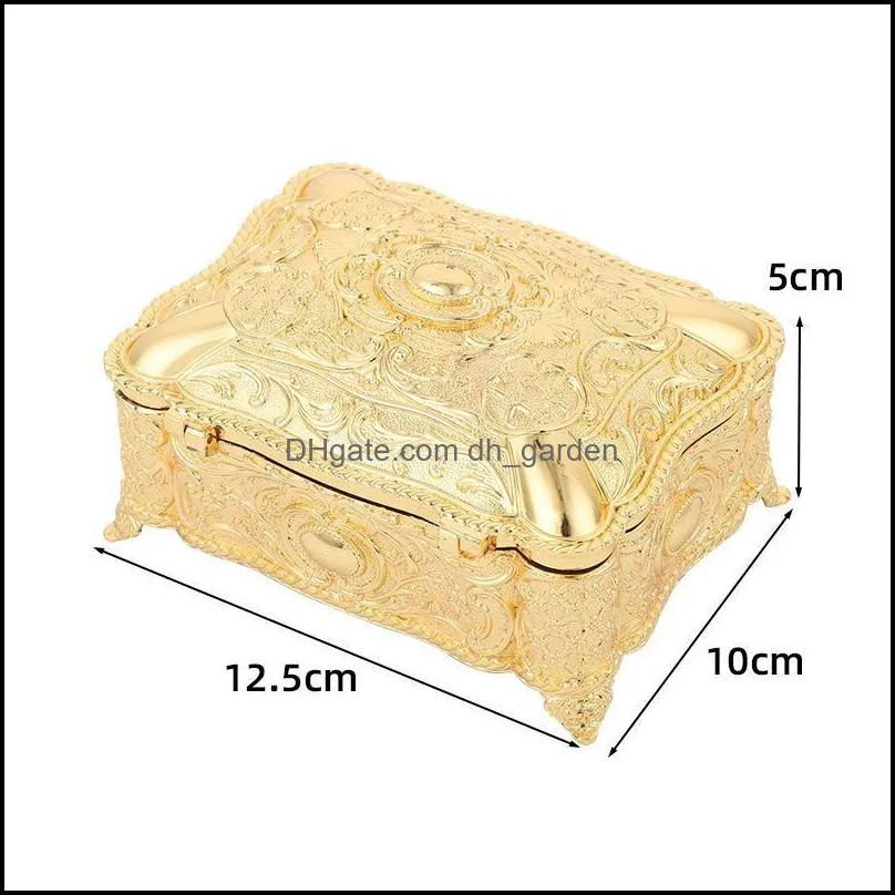 jewelry pouches bags box jewellery organizer metal europeanstyle retro large packaging russian pewter storage carrying cases brit22