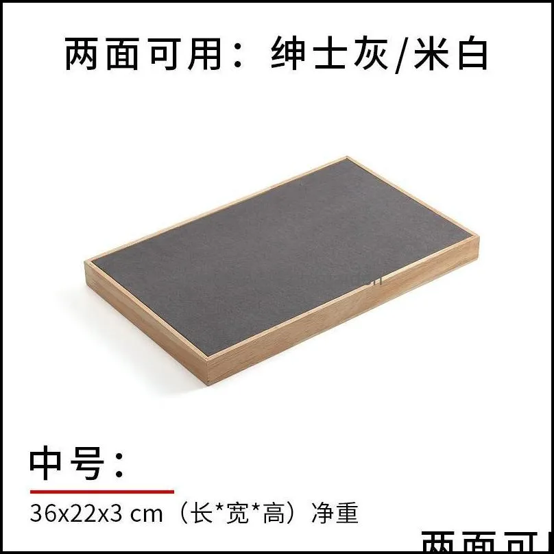 jewelry pouches bags digu solid wood simple tray display plate highend counter bottom brit22