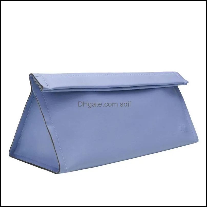 Waterproof Magnetic Clasp Hair Dryer Storage Bag Heat Resistant Fabric Multi Function Cosmetic Bags