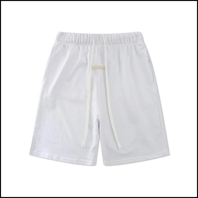 21ss reflective high street shorts mens casual sports pant loose oversize style drawstring short pants trend designer