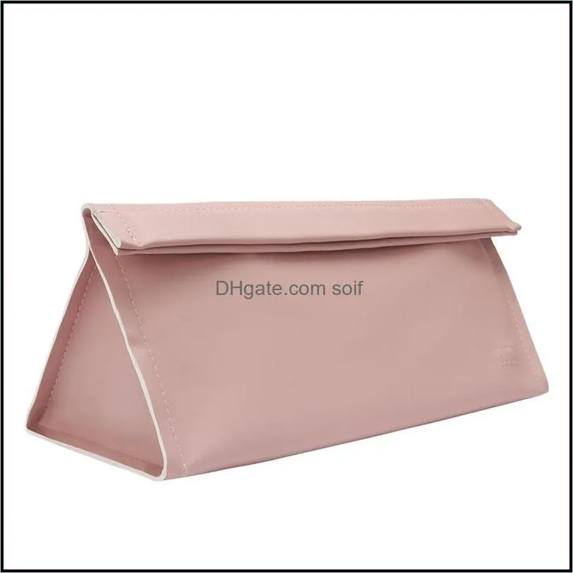 Waterproof Magnetic Clasp Hair Dryer Storage Bag Heat Resistant Fabric Multi Function Cosmetic Bags