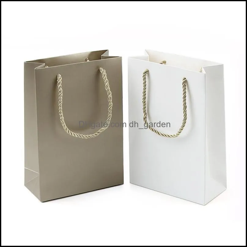 jewelry pouches bags paper bag mini stand up colorful polka dot 14 5x6 5x21 5cm favor open top gift packing treat wholesale brit22