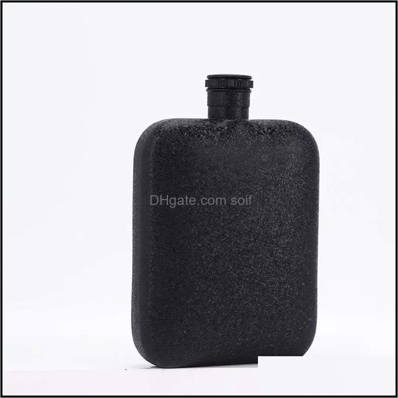 Personality Square Wine Pot Stainless Steel 5oz Hip Flask Small Carry Portable Bottle Pots Allow Customization Logo Cup 16 5ml B2