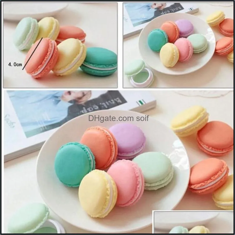 Macaroon Jewelry Storage Box Colorful Lovely Mini Candy Case Plastic Containers Party Birthday Gift Fashion