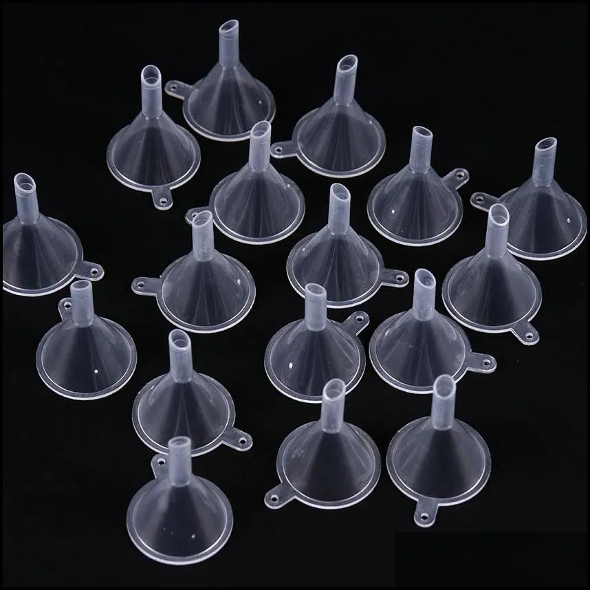 lab supplies 10pcs mini plastic funnel small mouth liquid oil funnels laboratory supplies tools school experimental