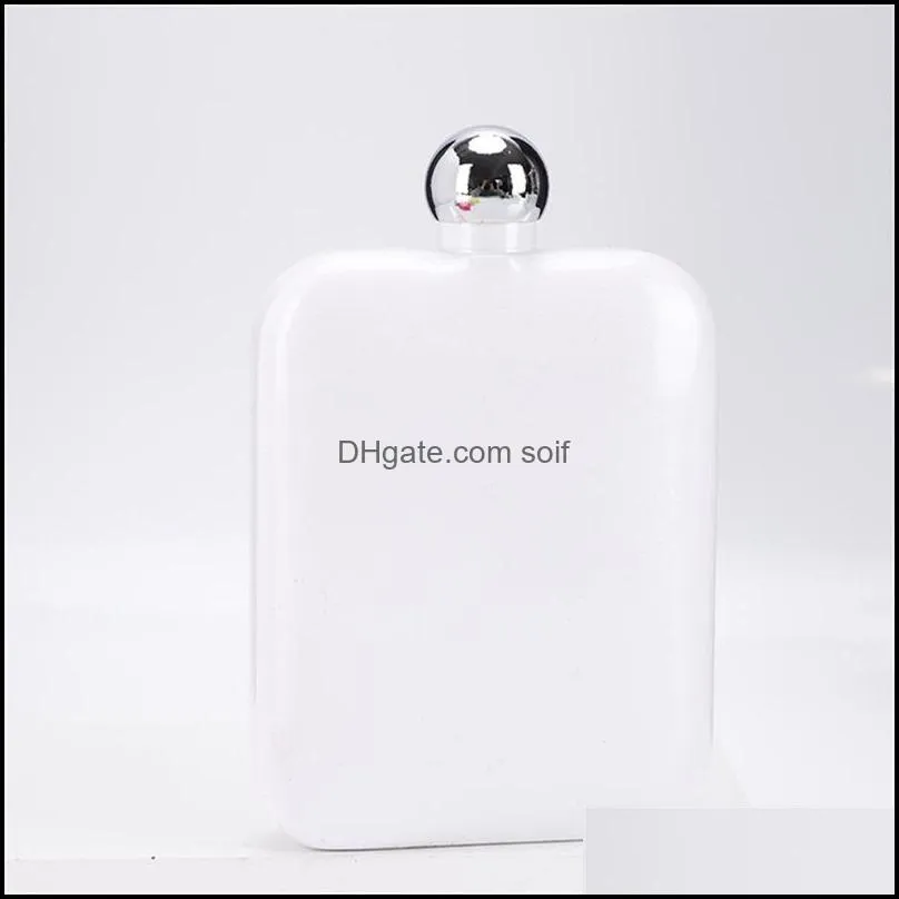 Personality Square Wine Pot Stainless Steel 5oz Hip Flask Small Carry Portable Bottle Pots Allow Customization Logo Cup 16 5ml B2