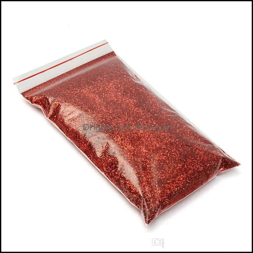 170g PET 0.4mm Dark Red Metal Flake Glitter Auto Car Bike Paint Sequins Additive Decor