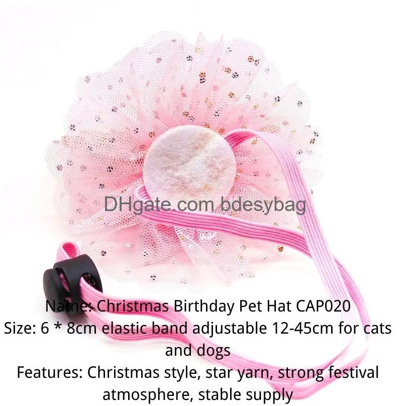 dog apparel christmas valentines day reindeer star yarn cat dog general pet products headwear hat