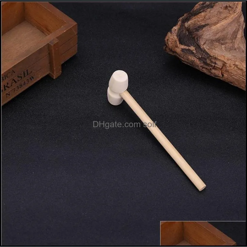 mini wooden hammer balls toy pounder replacement wood mallets jewelry crafts 77 g2