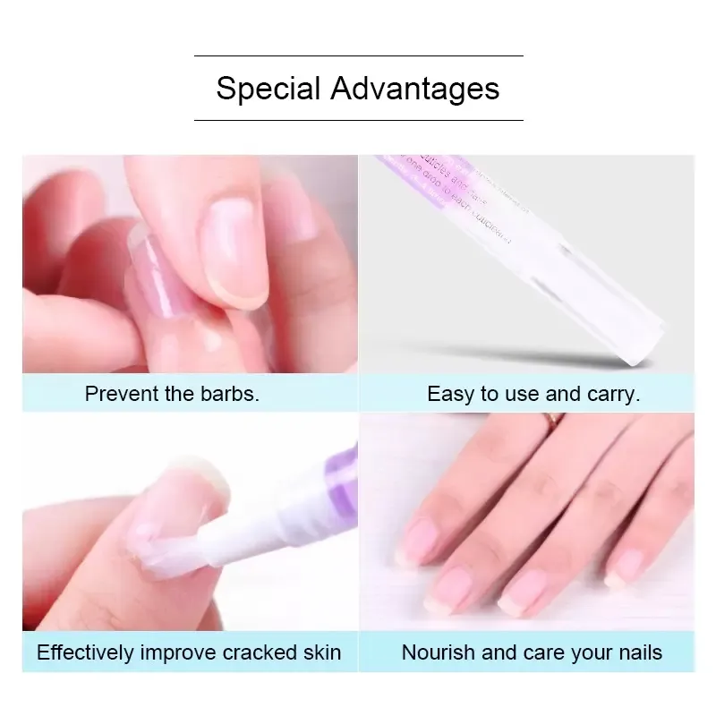 Nail Nutrition Oil Pen 15 Smells Nail Treatment Revitalizer Cuticle Oils Pens Soften Nourish Manicure Nails Care Product