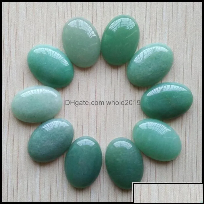 stone natural stone mixed oval flat base cab cabochon cystal loose beads for necklace earrings jewelry making wholesale dhseller2010