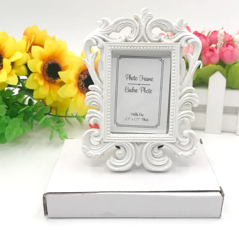 Vintage Party Decoratives Oblong Shape Baroque Picture Frame Place Card/Photo Holder Wedding Favors Home Decoration Supplies