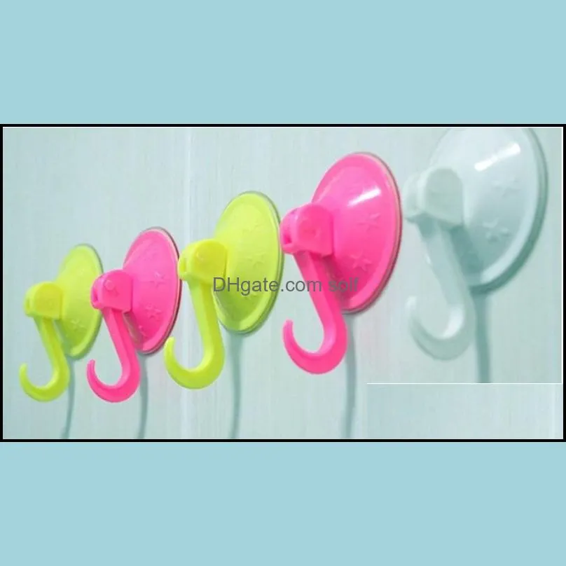 no trace plastic hook practical resuable kitchen bathroom pothook powerful vacuum suction cup hooks factory direct sale 0 27ll bb