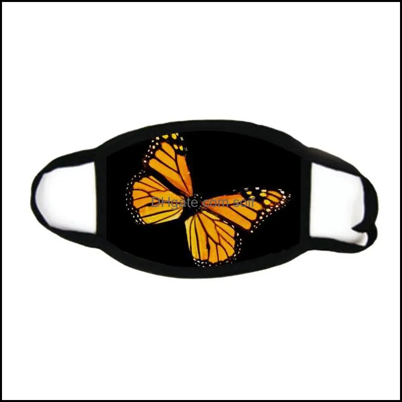 butterfly mascherine custom folding dust black face masks dustproof washable breathable respirator fashion reusable adult children 1 8rm
