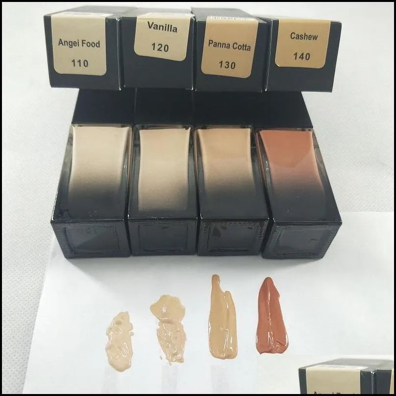 in stock 4 colors foundation liquid foundation long wear waterproof natural matte face concealer