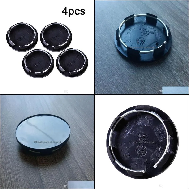 4pcs Black 50mm Auto Shop Equipment Hub Cap Car Hood Wheel Rim Center Tyre Mounted Cover Trim Car accessories