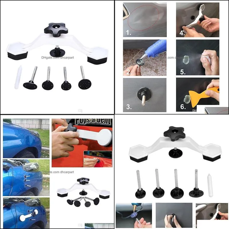 Tools Kit Plastic Bridge Pulling Dent Remover Hand Tool Set For Paintless Car Body Repair
