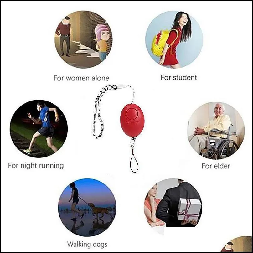 self defense alarms 120db loud keychain alarm system girl women protect alert personal safety emergency security systems