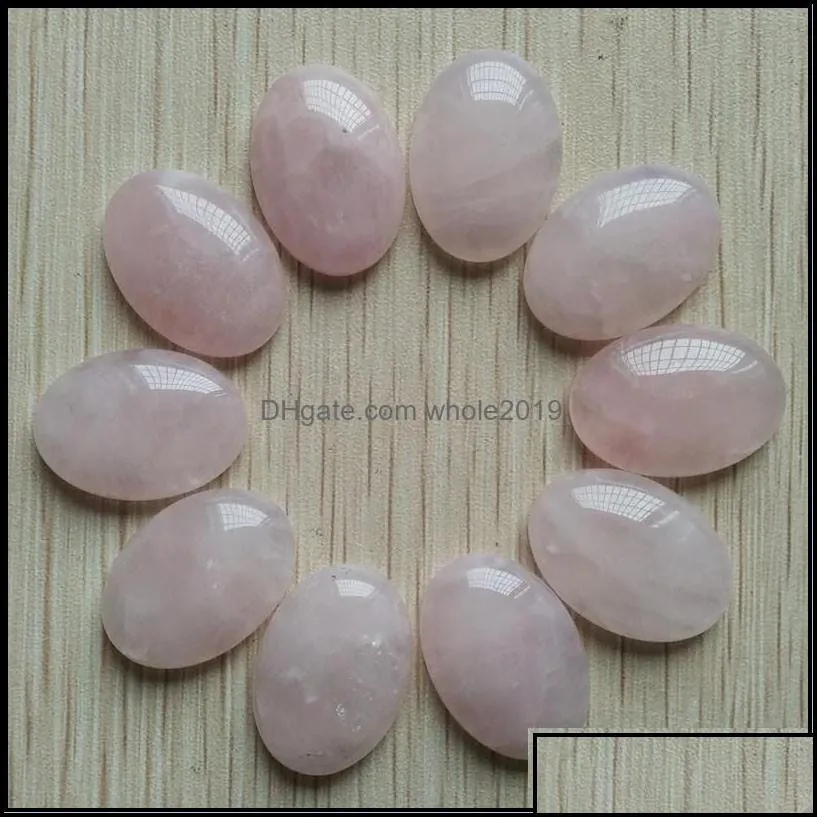 stone natural stone mixed oval flat base cab cabochon cystal loose beads for necklace earrings jewelry making wholesale dhseller2010