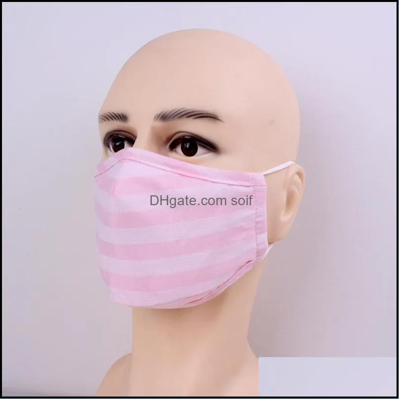 reusable cloth face mask anti smoke mascarilla reuseable respirator woman man dustproof personality floral lattice four seasons 5lmc
