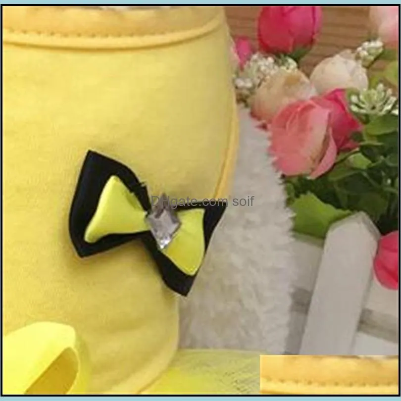 summer pet clothes bow dresses dog apparel dress small princess wedding skirt luxury clothing for dogs soft lace 595 s2