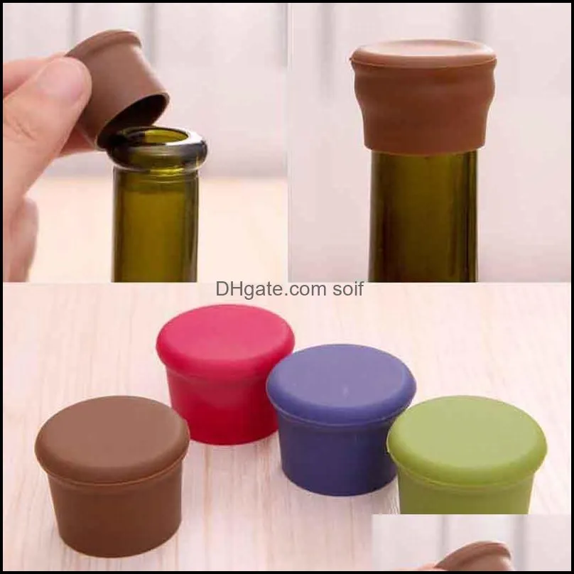 antilost silicone bottle stopper tools hanging button red wine beer cap plug bottles stoppers bar ffa335 43 j2