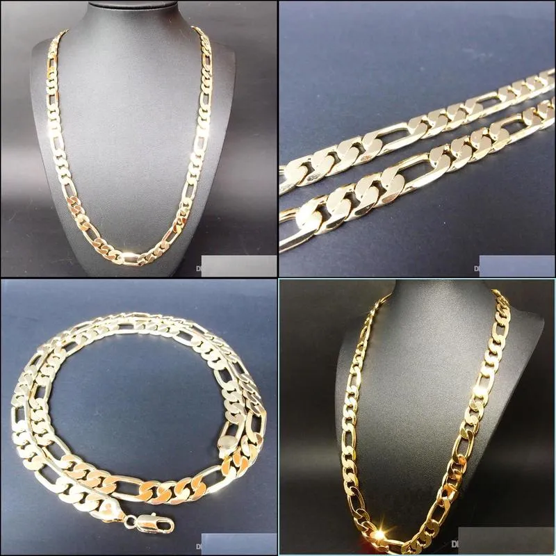 new heavy 94g 12mm 24k yellow solid gold filled mens necklace curb chain jewelry shipping