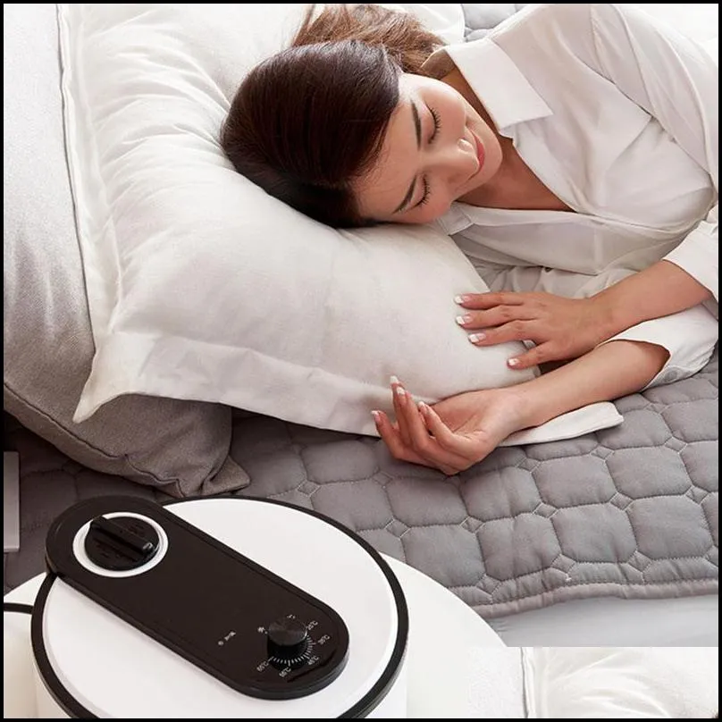 Blankets Waterproof Heated Double Bed Electric Blanket Queen Size Household Single Smart Mat Manta Bedroom HX50