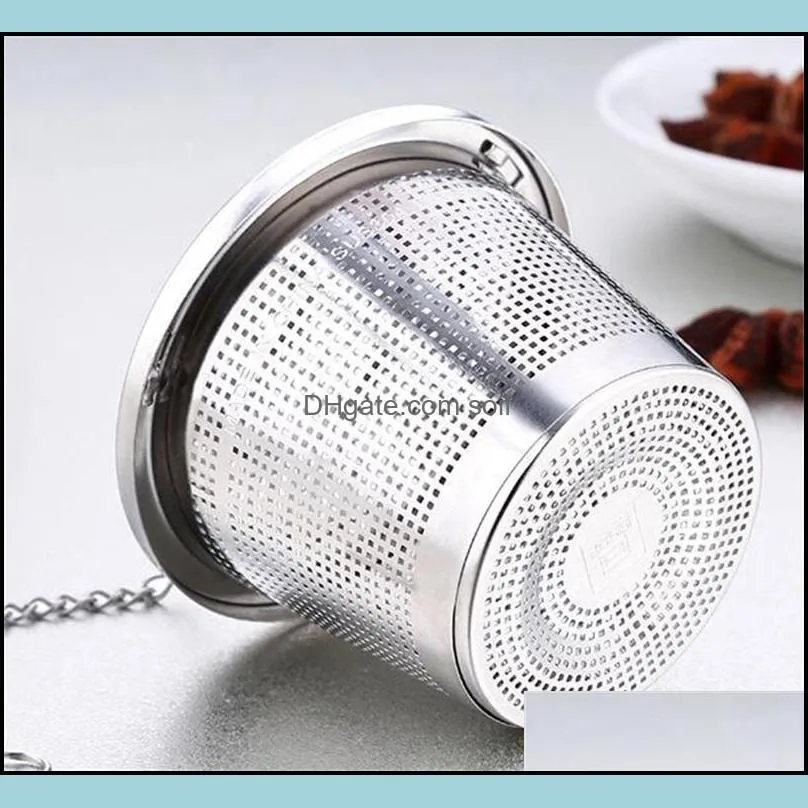 304 stainless steel tea filter infuser durable 3 sizes stew soup mesh spice ball