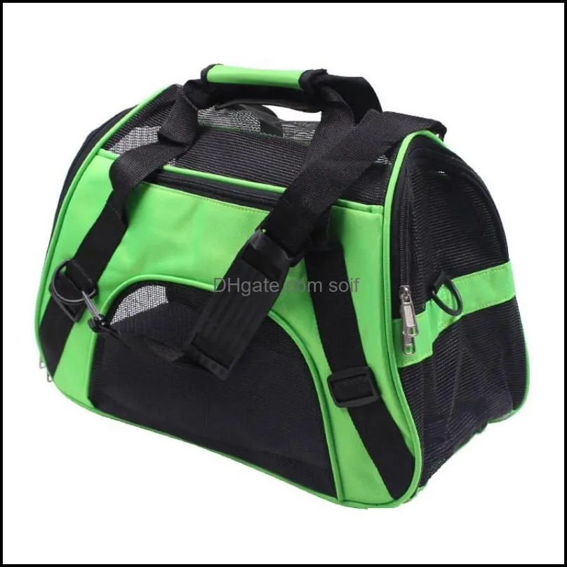 folding pet carriers bag portable knapsack soft slung dog transport outdoor bags fashion dogs basket handbag 24hz c c