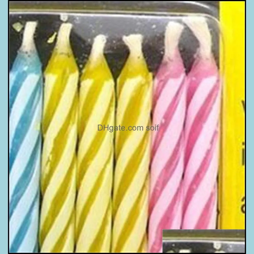 10 pcs/set magic relighting candles funny toy birthday eternal blowing cake candles 173 v2