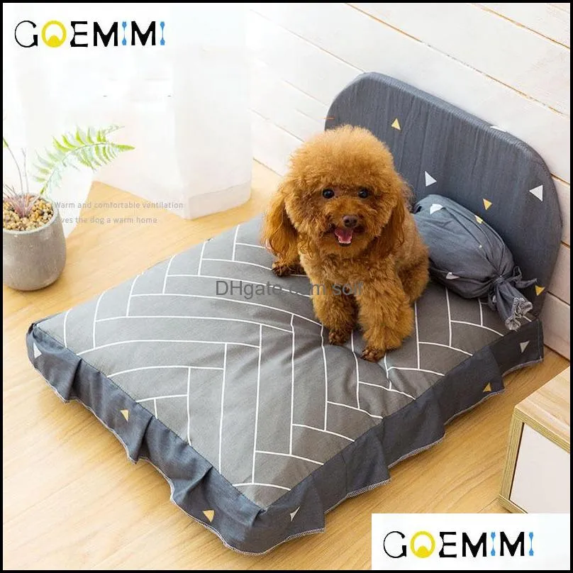 dog bed cushion for large lovely puppy breathable dogs house pad pet nest sofa blanket mat for animals 73 s2