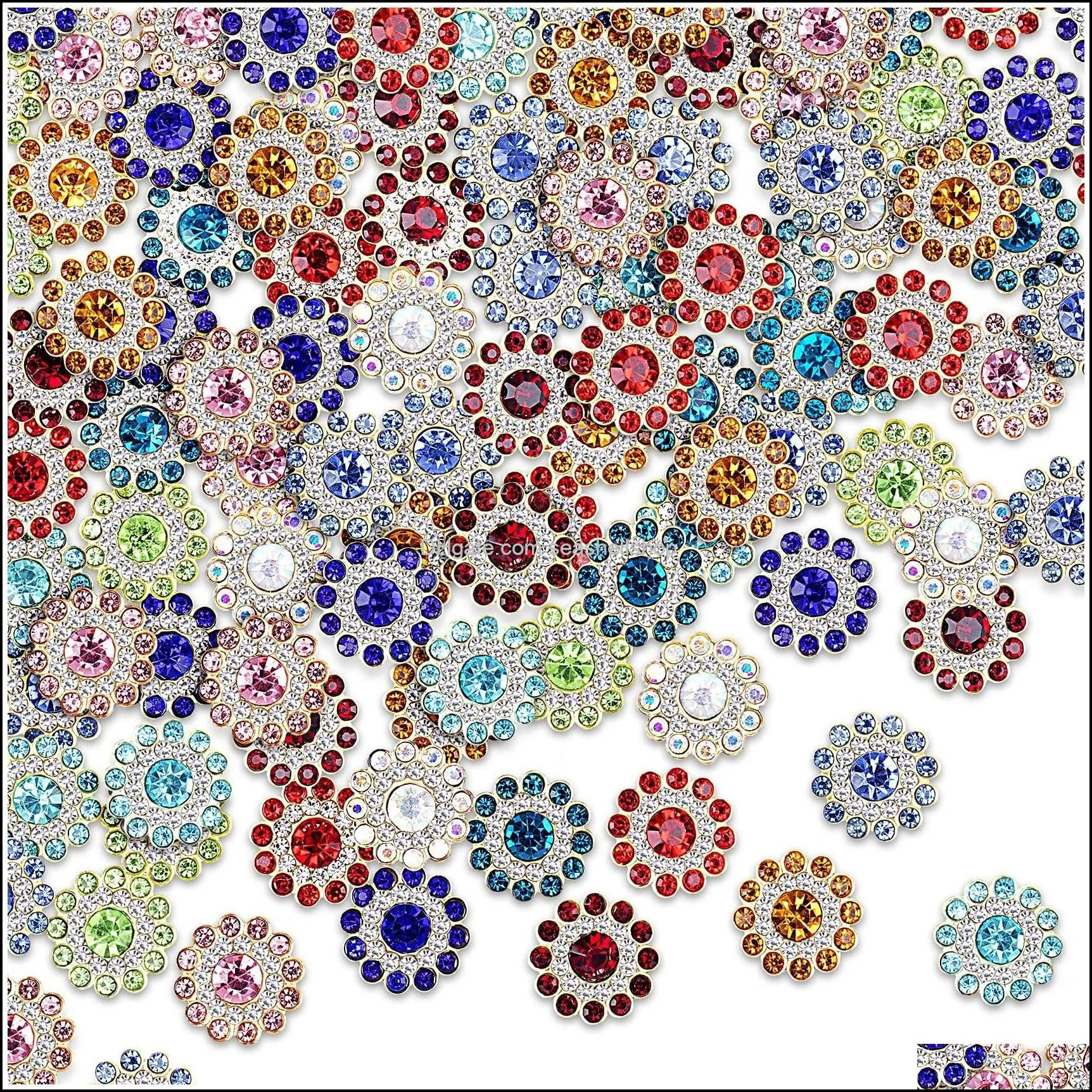 Beads Pearl Rhinestone Buttons Faux Embellishments Snowflake Brooch Alloy Floral Pendants For Jewelry Making Crafts Clothes Ba Brhome