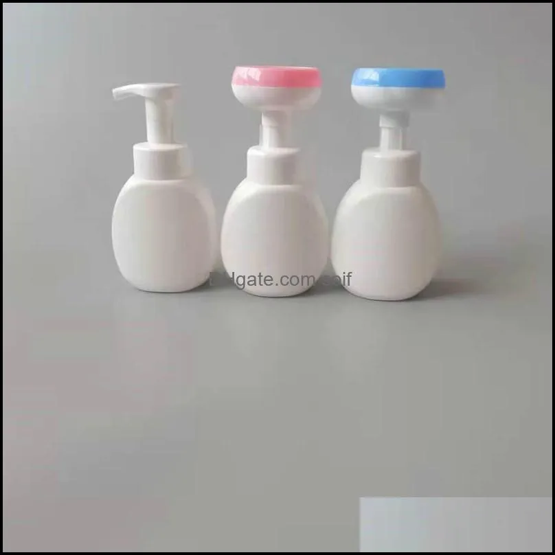 300ml flower liquid soap dispenser stamp hand soap pump bottle floral foam bubbler handsoup plastic bathroom trip travel storage jar 5649