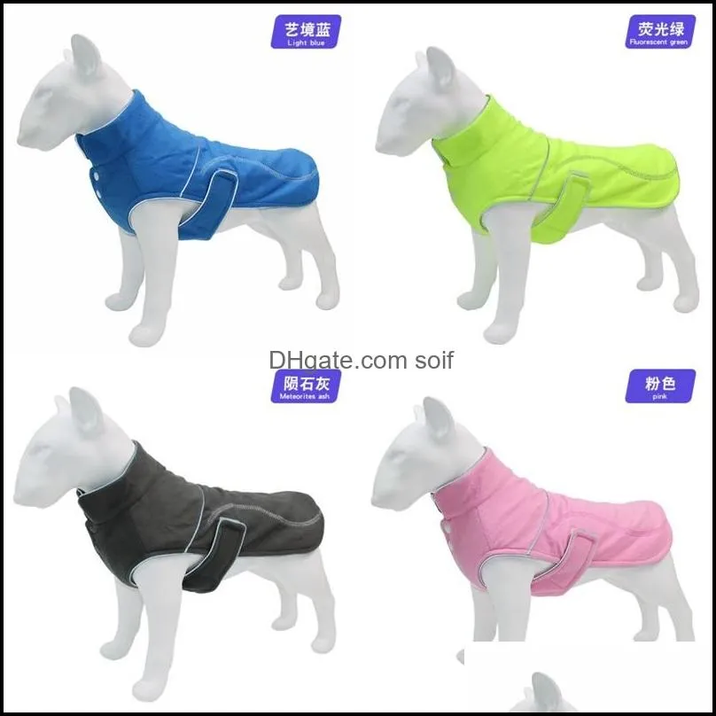 dog apparel pet clothes fashion jackets winter warm fleece dogs coat cute trendy sweatshirt outerwears dhs 98 p2