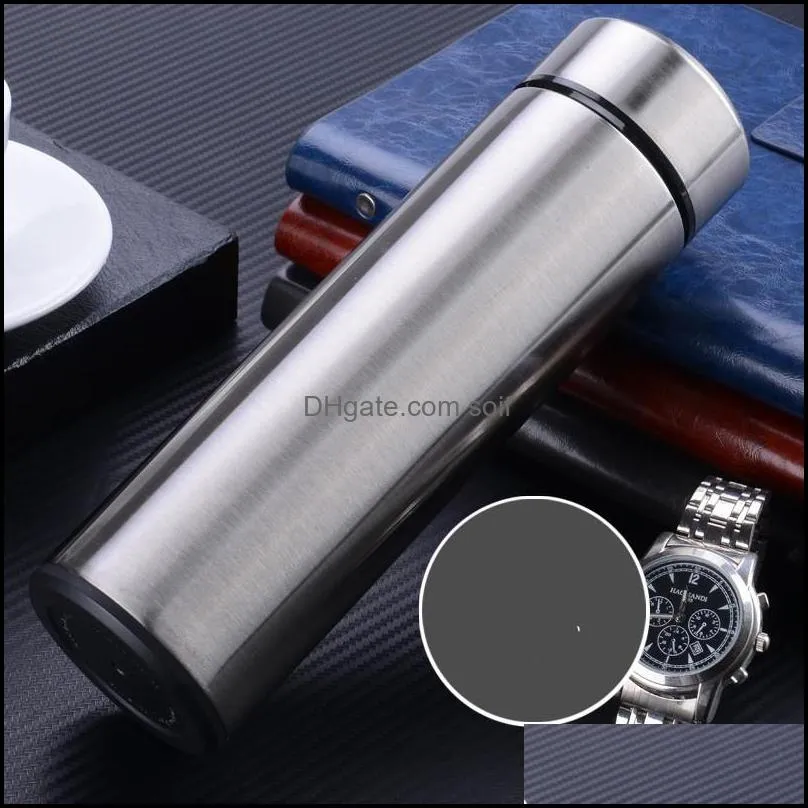 business vacuum cup mugs classical 304 stainless steel high capacity water bottle fashion man vehicle tumbler 16to ww