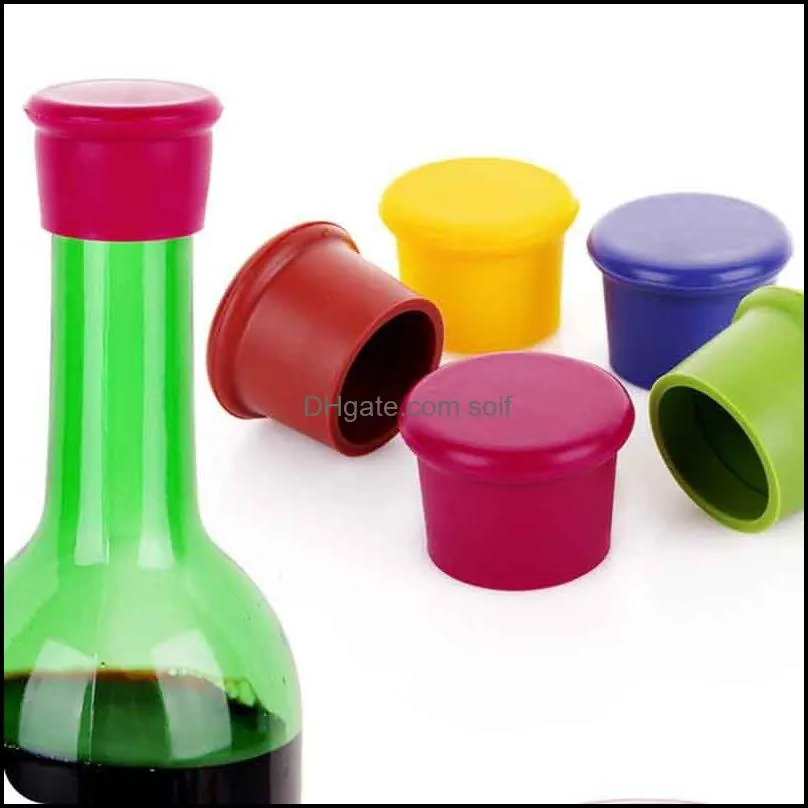 antilost silicone bottle stopper tools hanging button red wine beer cap plug bottles stoppers bar ffa335 43 j2