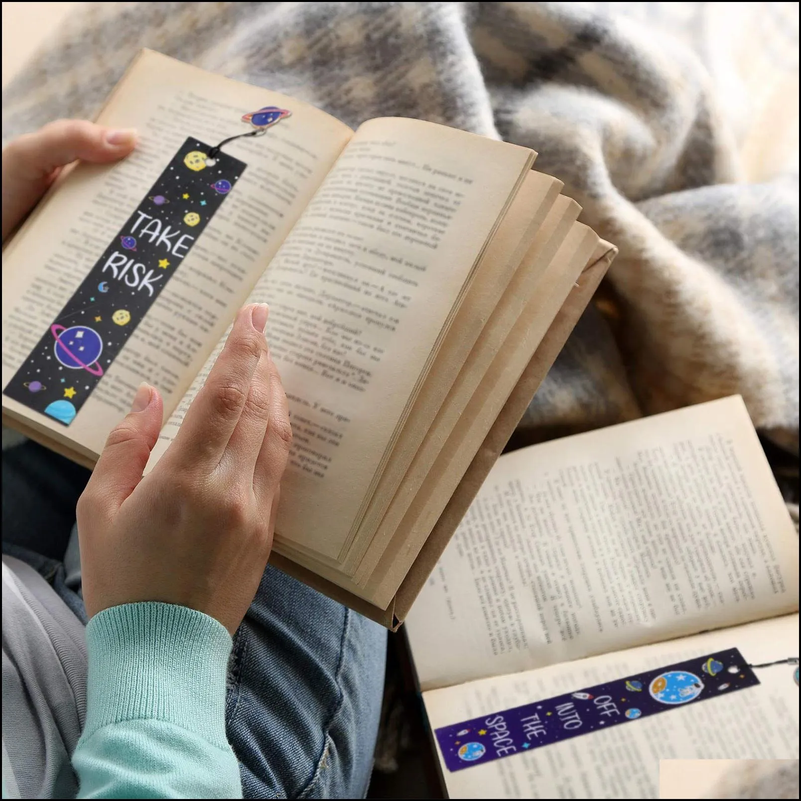 Bookmark Space Theme Bookmarks Set Inspirational Quotes With Metal Charms Encouraging School Prize For Students Kids Adts Read Brhome