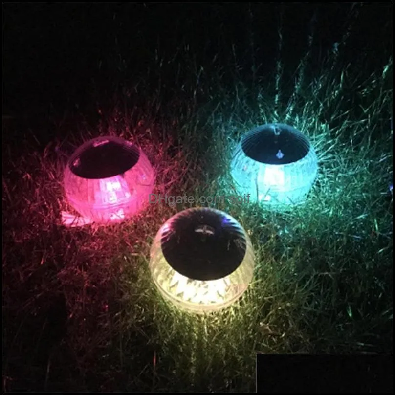 seven colors garden decorations water float lamp outdoors solar energy pond floating lamps magic bulb courtyard pool decoration