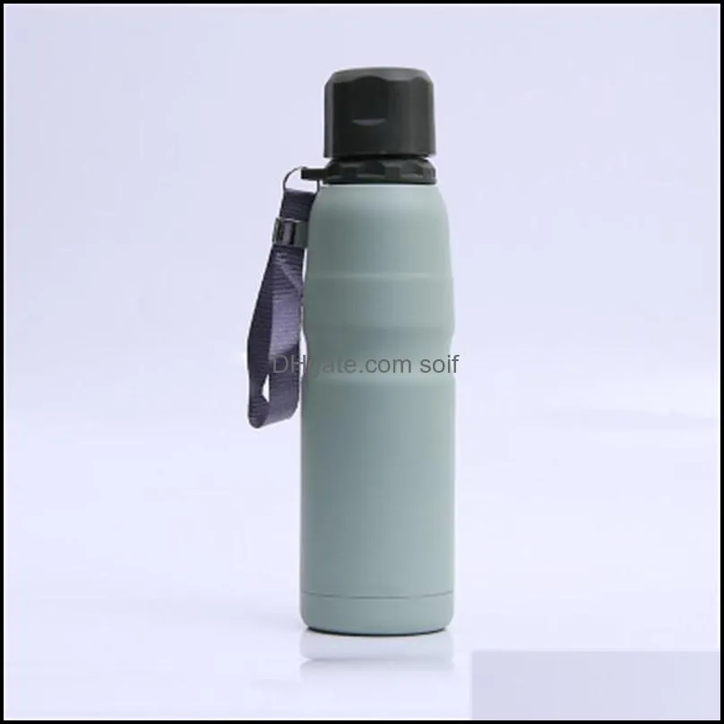 500ml new arrived sliver metal insulated travel mug water bottle beer coffee mugs with lid for car cups coffee cup drinkware 186 g2