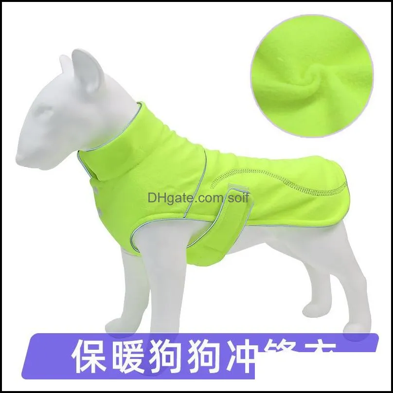 dog apparel pet clothes fashion jackets winter warm fleece dogs coat cute trendy sweatshirt outerwears dhs 98 p2