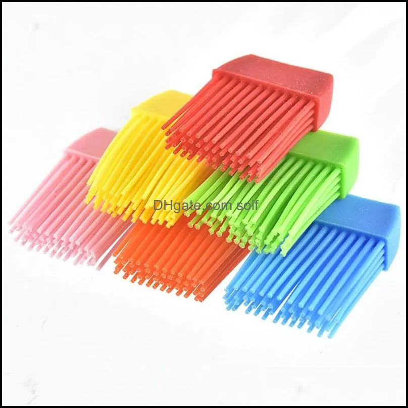 beard brush basting baking pot edible oil cream brushes pan bbq tools silicone high temperature resistance