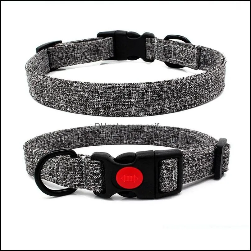bohemia style dog collar with metal buckle prints pet collars fashion puppy cat necklace s m l size 10 8wn e1