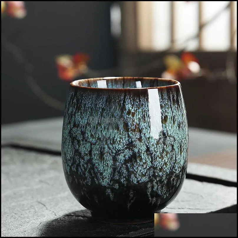 100% brand ceramic 150ml china tea cup kiln change ceramics home cups creative gift 17 n2