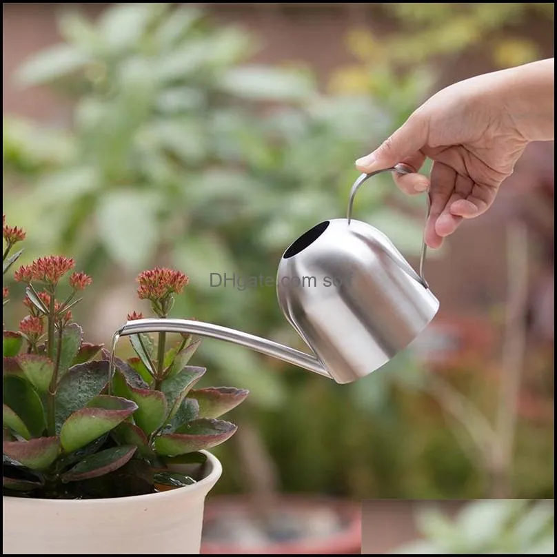 stainless steel watering kettle horticultural potted plants small scale water flowers kettles indoor long mouth sprinklers creative 35sh